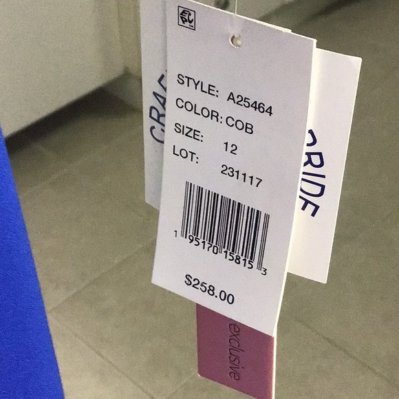 AQUA WOMENS FORMAL GOWN ROYAL BLUE SIZE 12 - Picture 15 of 16